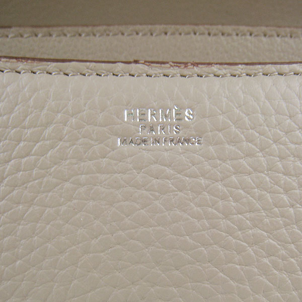 7A Hermes Constance Togo Leather Single Bag Grey Silver Hardware H020
